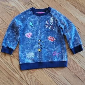 Denim Look Sweatshirt